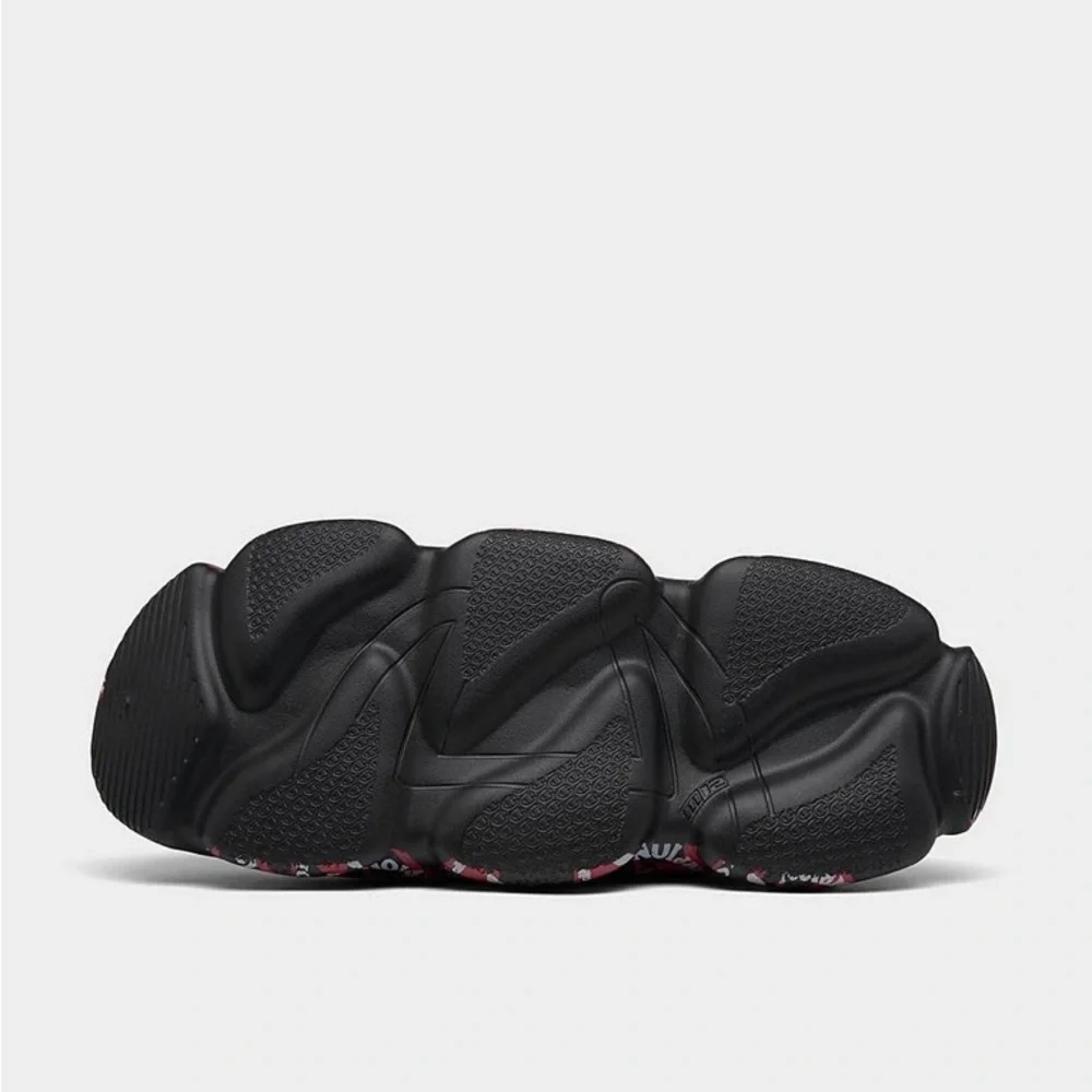 Champion Clog Shoes Mens 10 Super Meloso Smile Jersey Lined Closed Toe Black Red - Picture 6 of 6